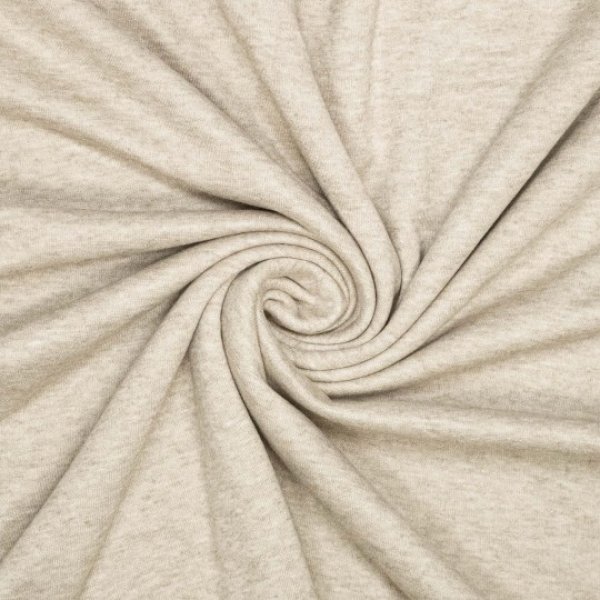 Strickstoff mit glitzer beige